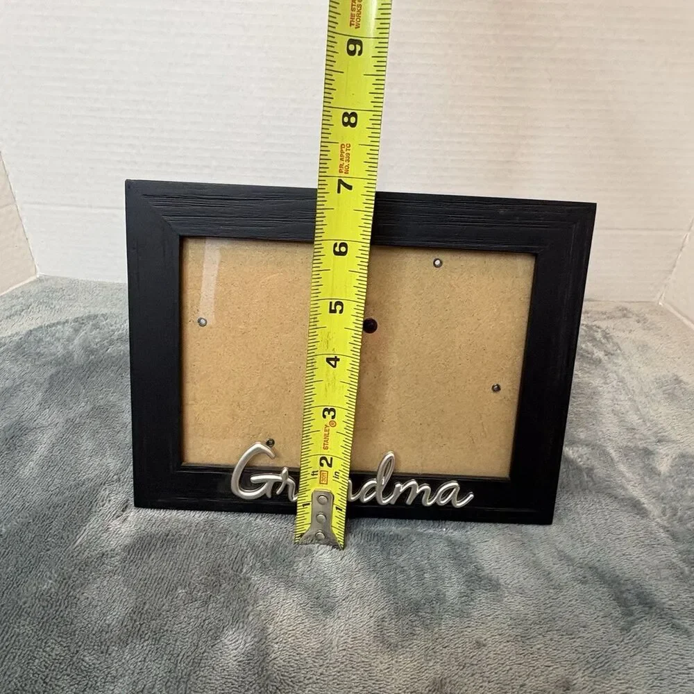 Malden International Wood Photo Frame Black Grandma 4x6